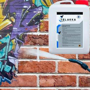 Смывка всех видов граффити от Telakka: изучаем характеристики, ищем аналоги