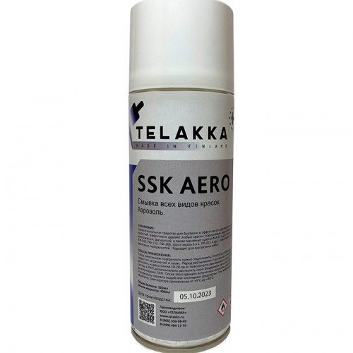 смывка старой краски с любых поверхностей Telakka SSK Aero 0.4кг